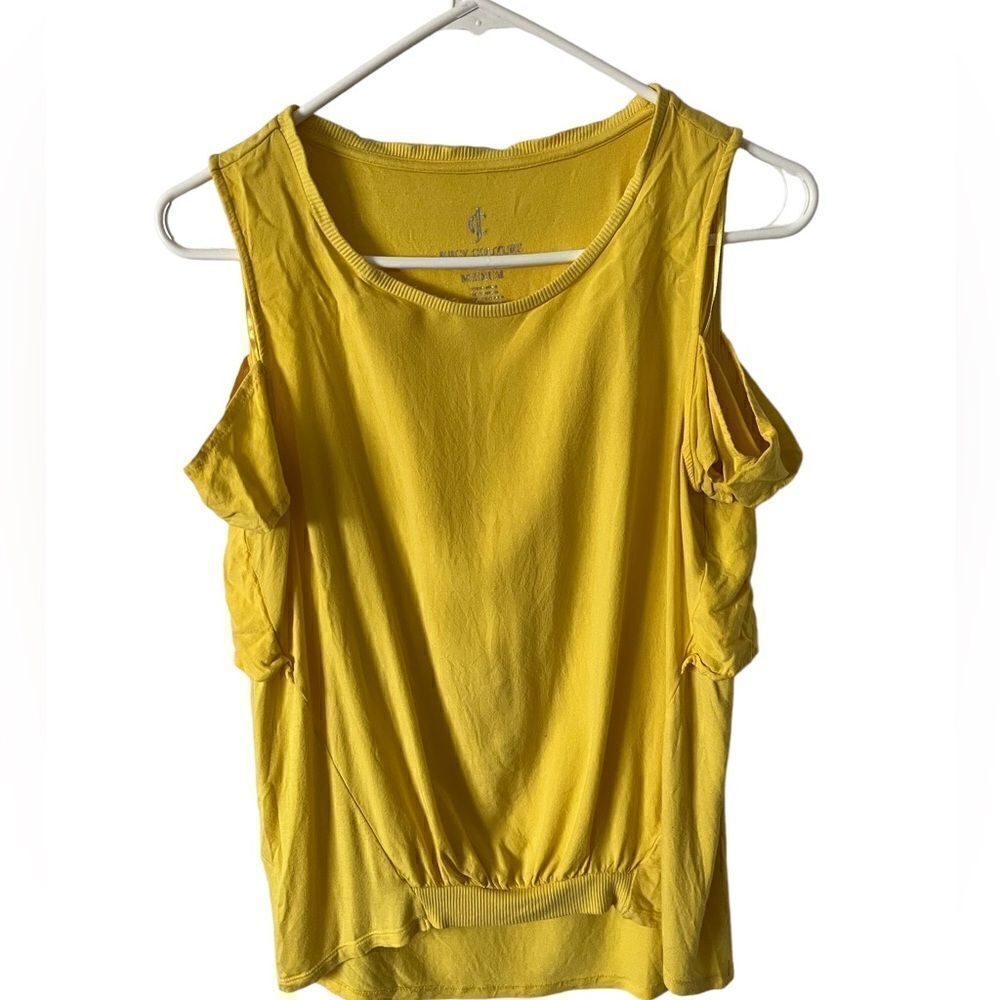 Juicy Couture Cold Shoulder Layer Blouse